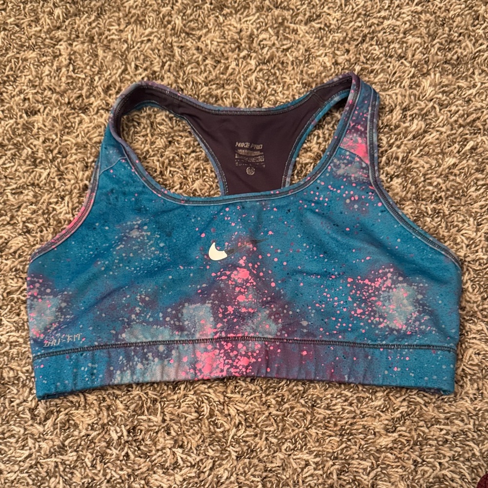 Nike Women's Galaxy Print Sports Bra